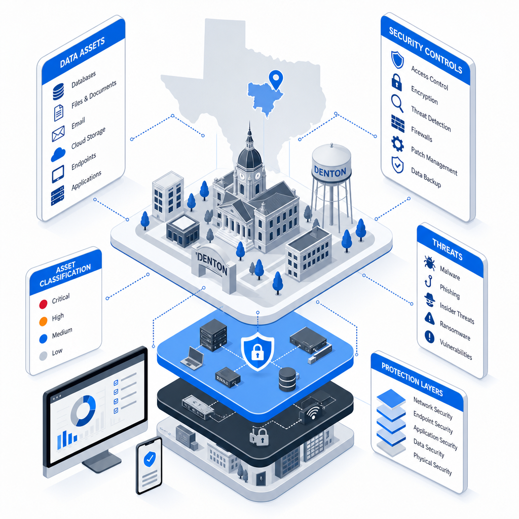 cybersecurity services denton carrollton tx data illustration