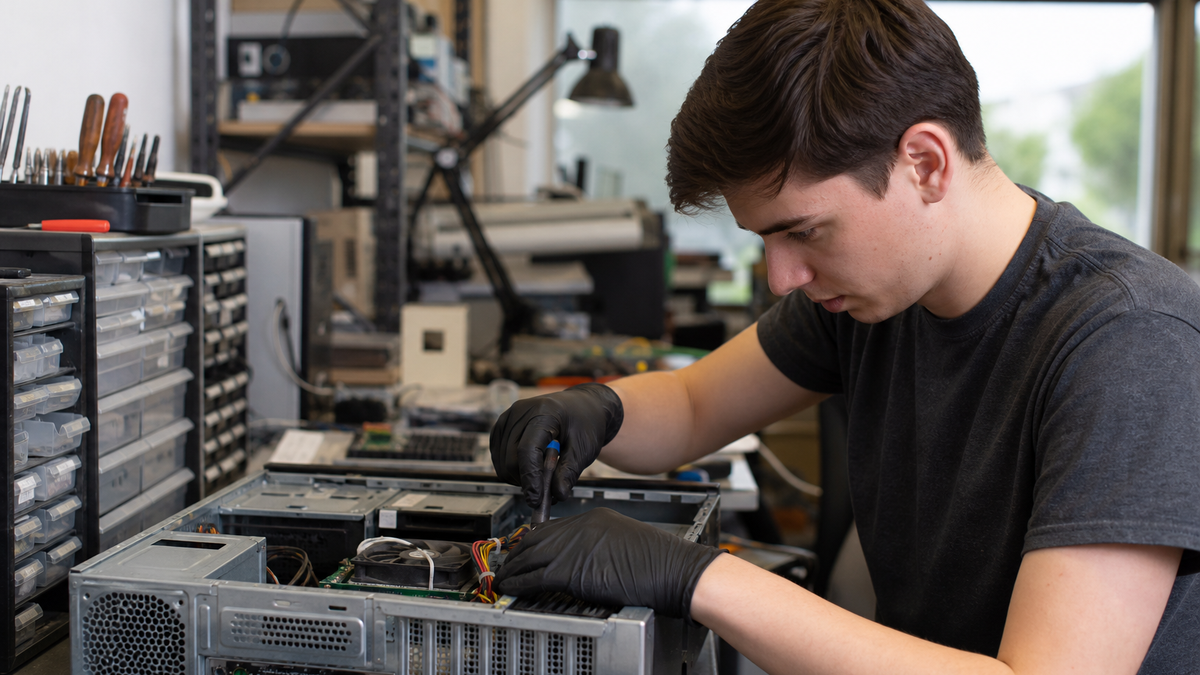 denton pc repair section break