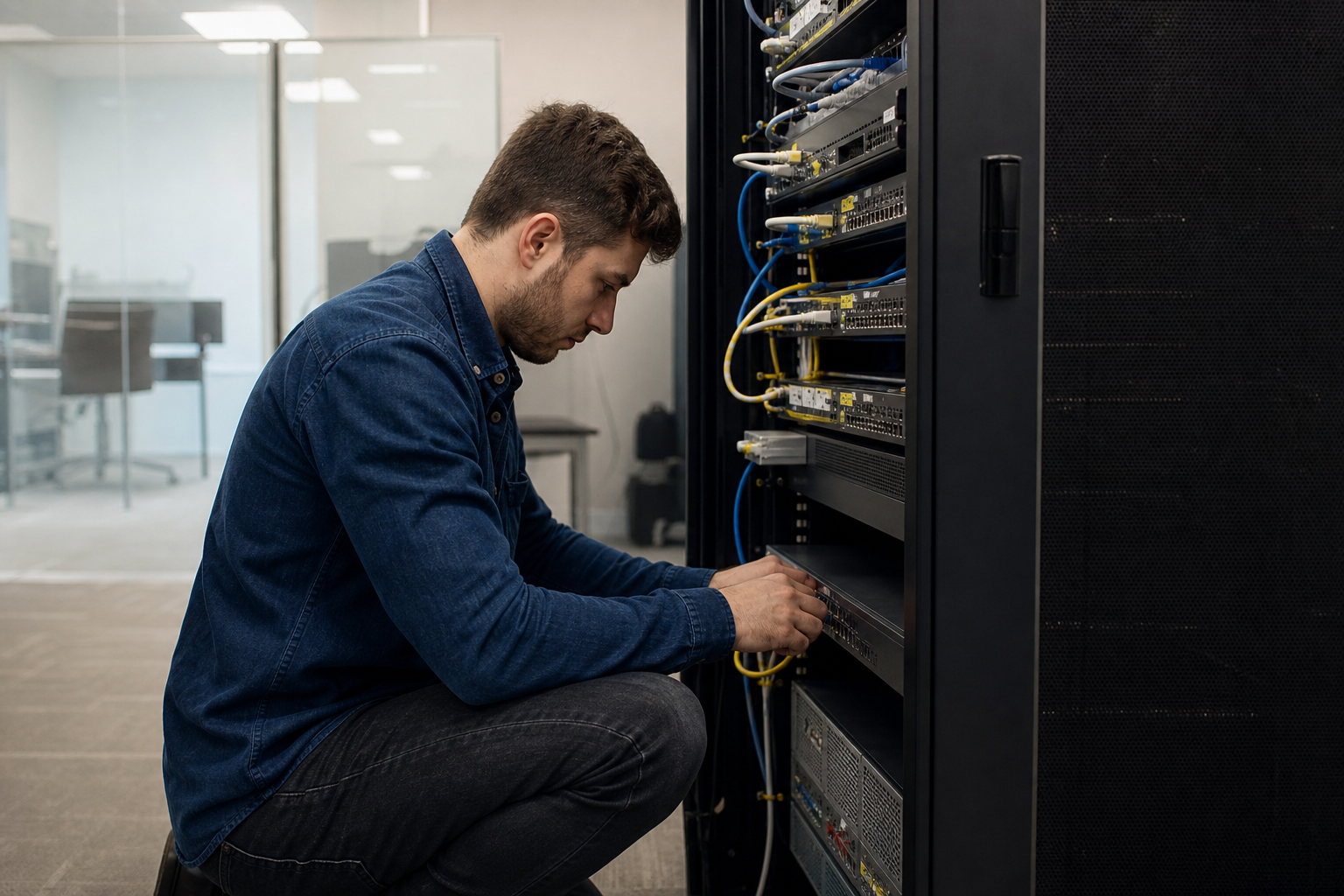Office network setup Denton TX