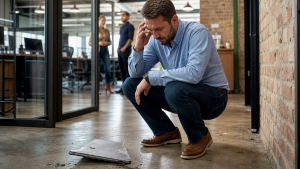 laptop fell down hero image