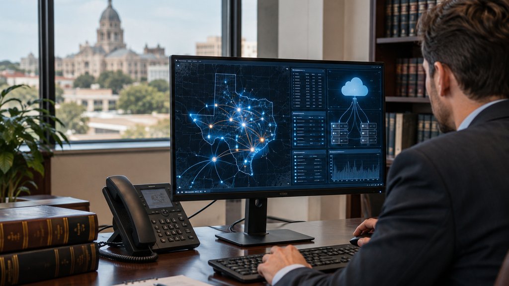 voip migration services for plano tx law firms data illustration